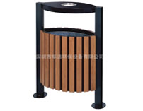 钢木户外环保垃圾桶-HJ-D005